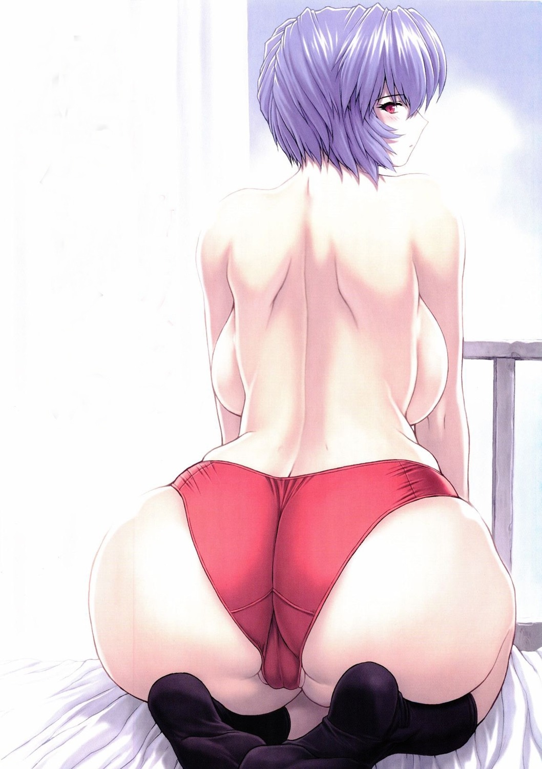 Mogudan Neon Genesis Evangelion Ayanami Rei Ass Buruma Cameltoe Pantsu Topless 100590 Yande Re